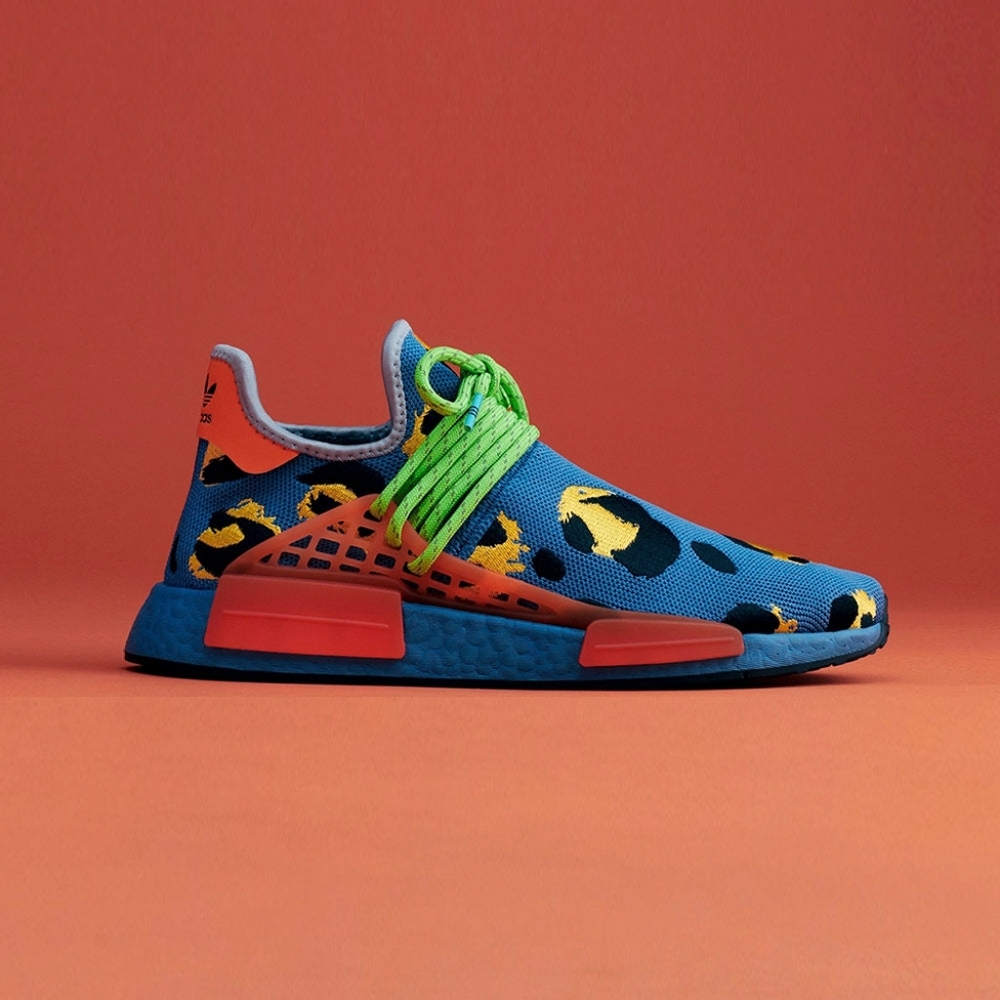 adidas Blue and Orange Athletic Shoes